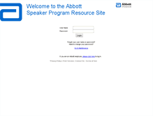 Tablet Screenshot of abbott.meintl.com